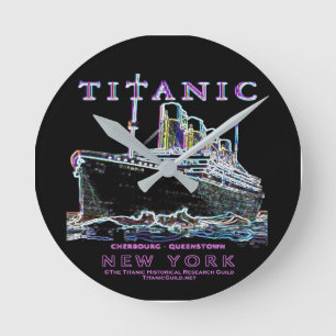 Titanic Neon Clock