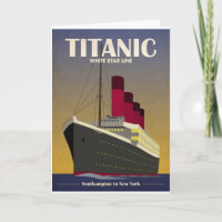 Titanic Ocean Liner Art Deco Print
