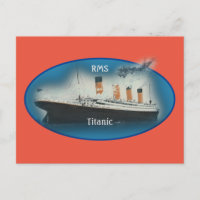 Titanic Orange Maritime White Star Line Ship
