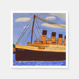 Titanic paper napkins
