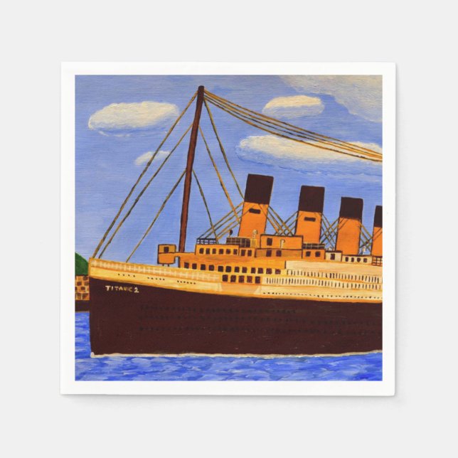 Titanic paper napkins  (Front)