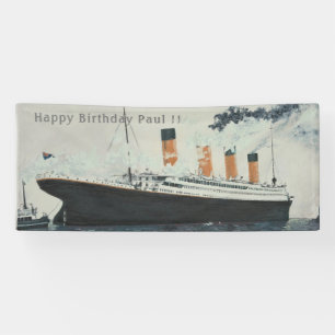 TITANIC PARTY BANNER