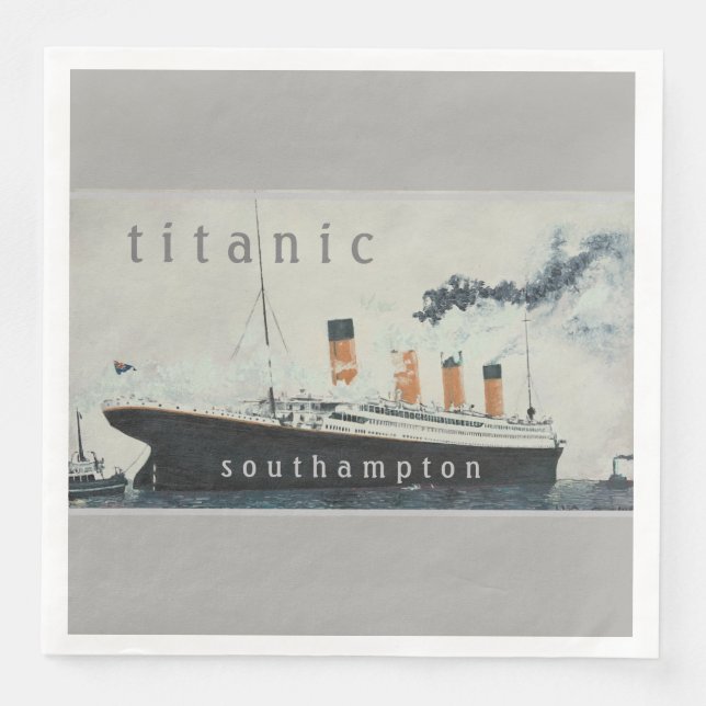 TITANIC PARTY DINNER NAPKINS (Front)