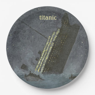 TITANIC Party Paper Plate