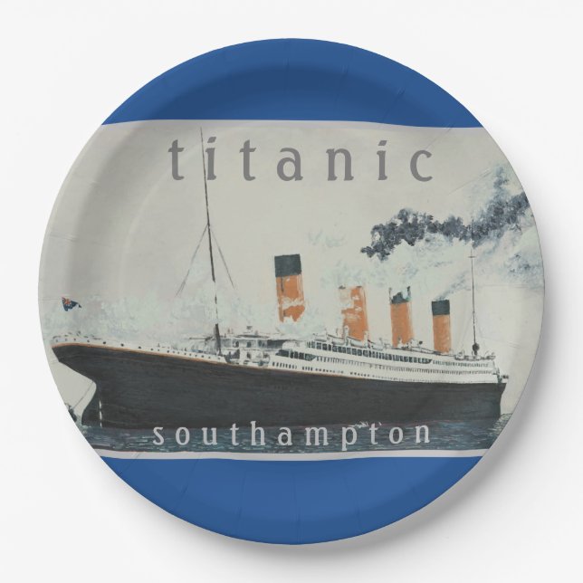 TITANIC Party Paper Plate (Front)