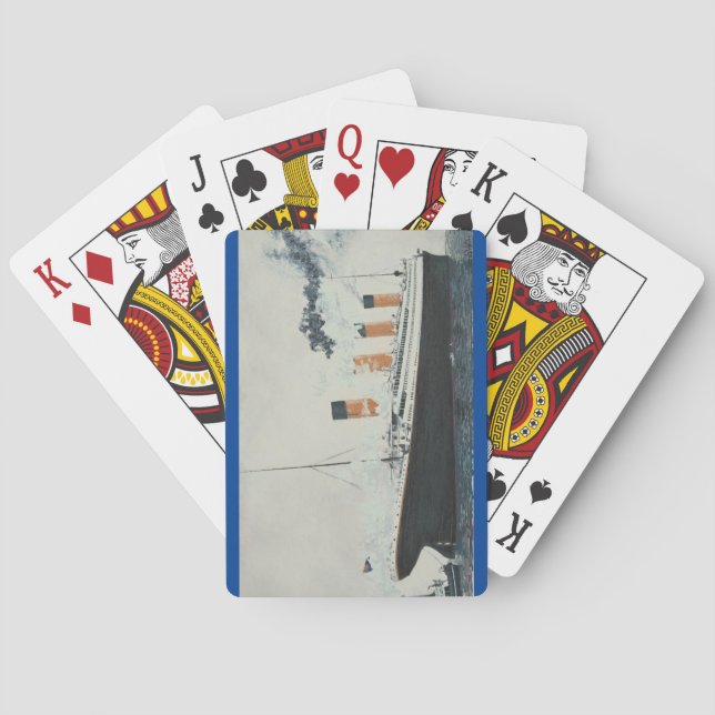 TITANIC PLAYING CARDS (Back)