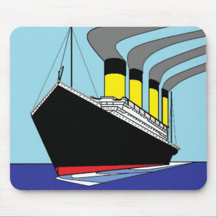 Titanic sailing mousepad
