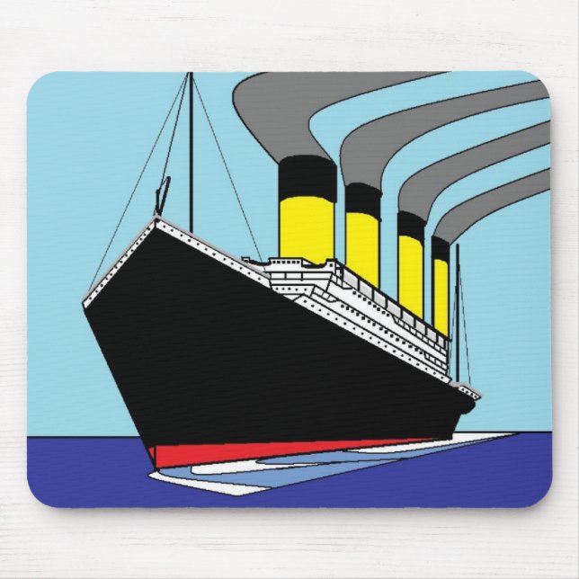 Titanic sailing mousepad (Front)