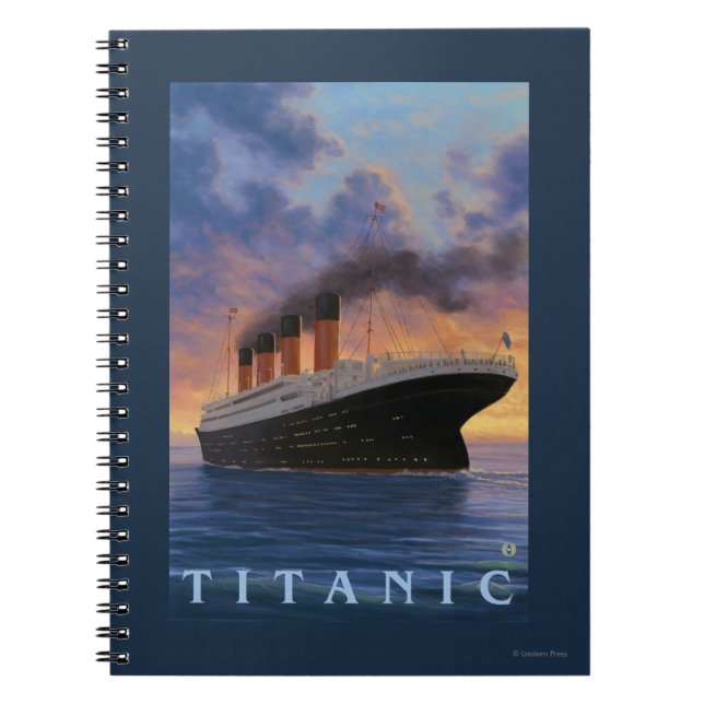 Titanic SceneWhite Star Line Notebook (Front)
