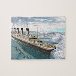 Titanic ship - 3D render Jigsaw Puzzle