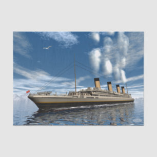 Titanic ship - 3D render Tissue Paper