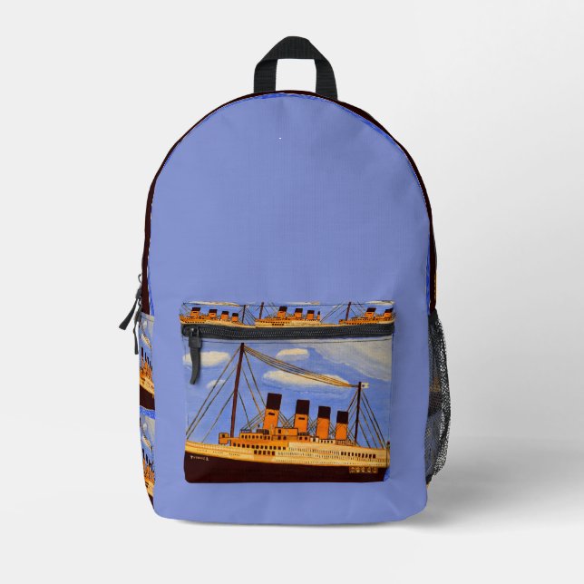 Titanic Ship backpack  (Front)