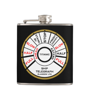 Titanic Ship Speed Hip Flask