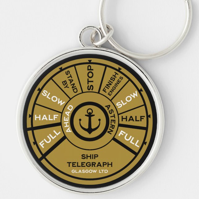 Titanic Ship Speed Key Ring (Front)