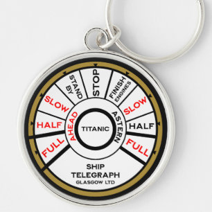 Titanic Ship Speed Key Ring