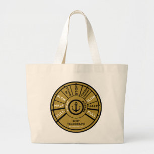 Titanic Ship Speed Large Tote Bag