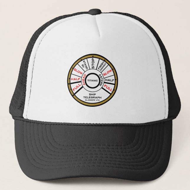 Titanic Ship Speed Trucker Hat (Front)