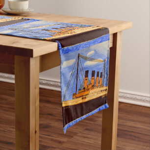Titanic Ship table runner