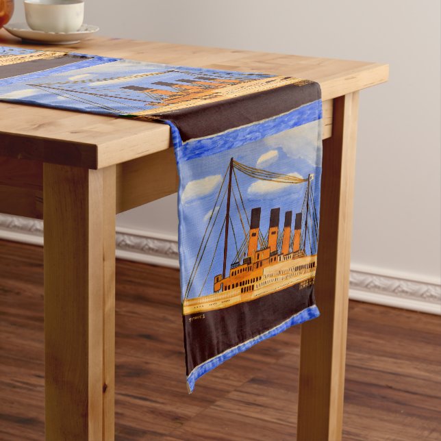 Titanic Ship table runner  (In Situ)