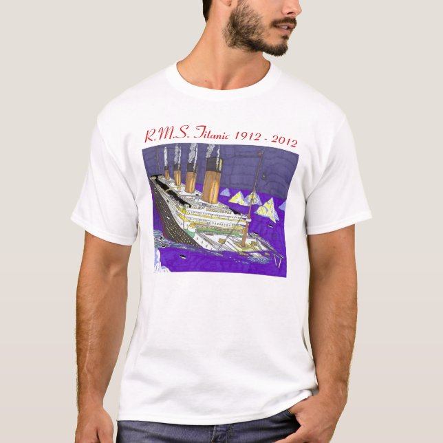 Titanic sinking t-shirt (Front)