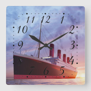 Titanic Square Wall Clock
