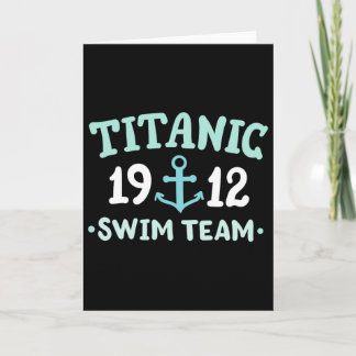 Titanic Swim Team 1912 Rms Titanic Cruise Ship Squ Card
