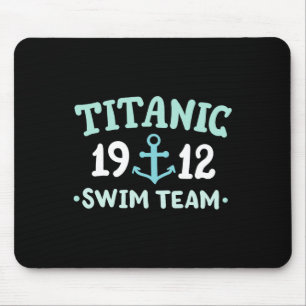 Titanic Swim Team 1912 Rms Titanic Cruise Ship Squ Mouse Mat