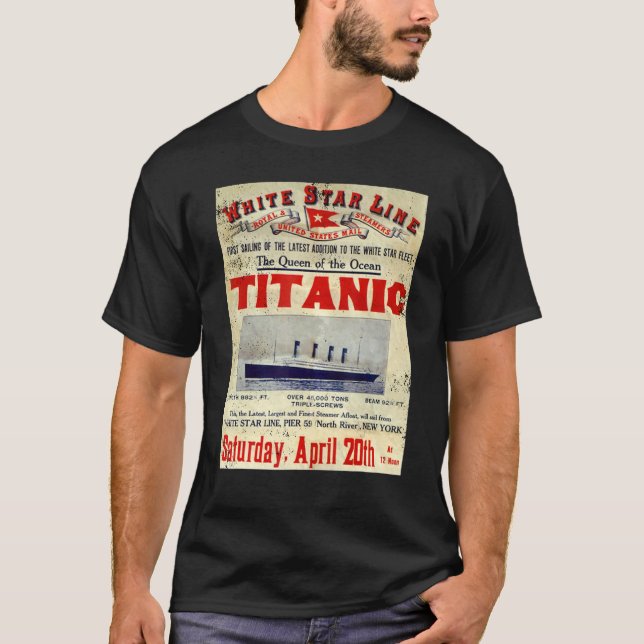 Titanic  Titanic Sinking  Titanic  Titanic T-Shirt (Front)