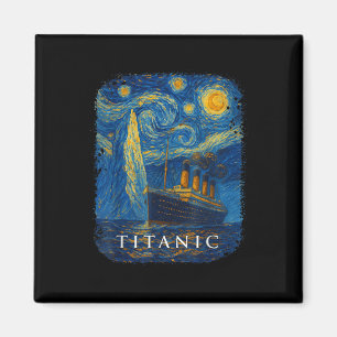 Titanic Van Gogh Starry Night Magnet