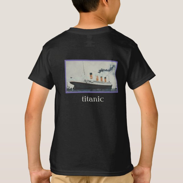 TITANIC Vintage 1912 Sea Trials T-Shirt (Back)