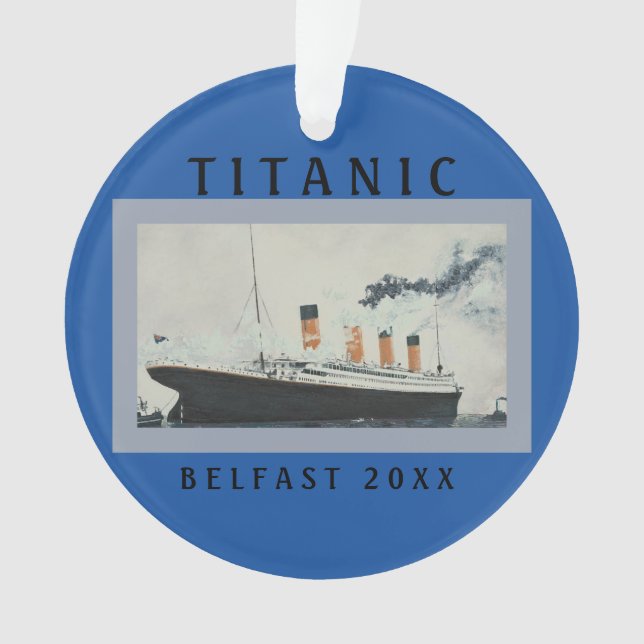 TITANIC Vintage Ornament (Front)