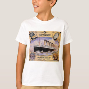 Titanic Vintage Soap Ad Kids T T-Shirt