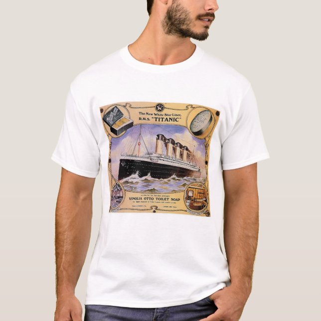 Titanic Vintage Soap Ad T-Shirt (Front)