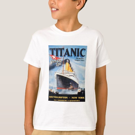 Image of Titanic White Star Line - World's Largest Liner T-shirt