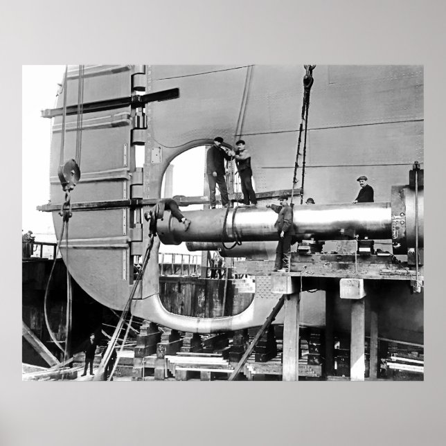 Titanic's Propeller Shafts Poster (Front)