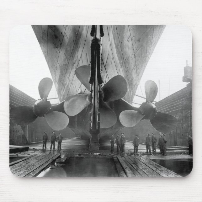 Titanic's propellers mouse mat (Front)