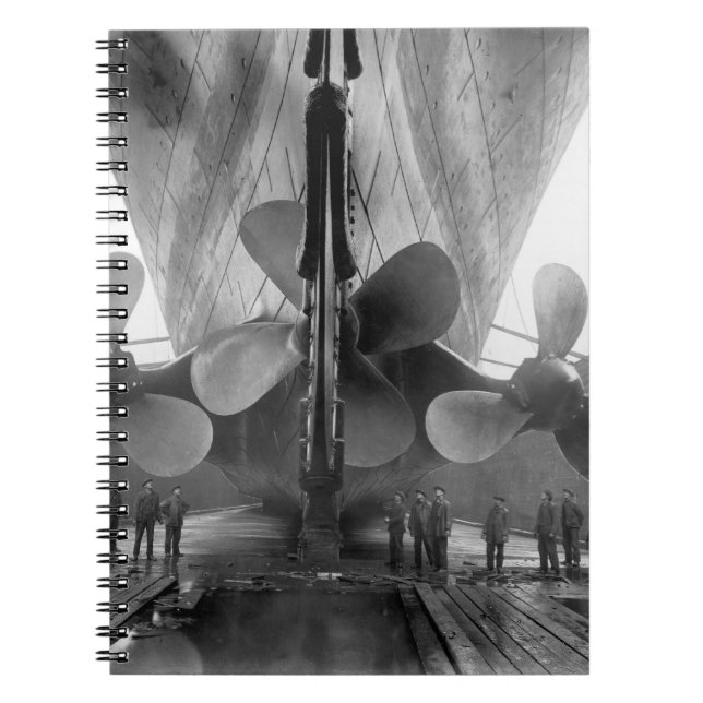 Titanic's propellers notebook (Front)