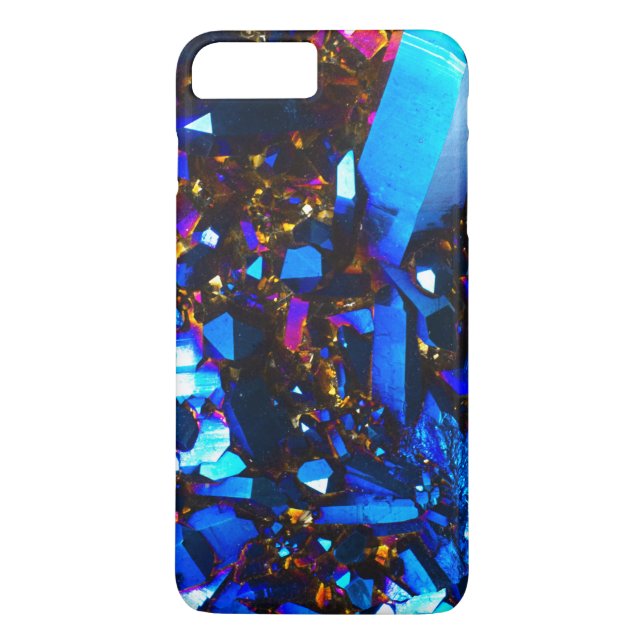 Titanium Cobalt Blue Quartz Case-Mate iPhone Case (Back)