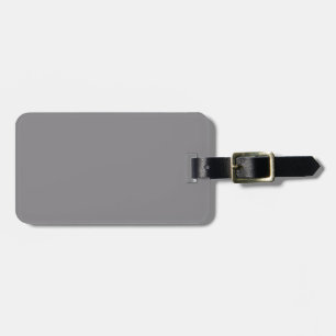 Titanium Grey Grey Colour Trend Background Luggage Tag
