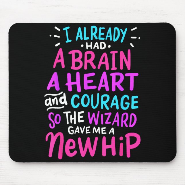 Titanium Hip Replacement Surgery Humor Funny New H Mouse Mat (Front)