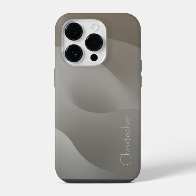 Titanium nature colour iPhone case (Back)