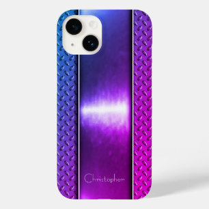 Titanium Polished violet Radial Metallic iphone 15 Case-Mate iPhone 14 Case