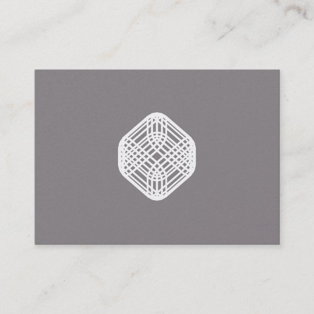Titanium - Sophisticated Wire Business Card (Front)