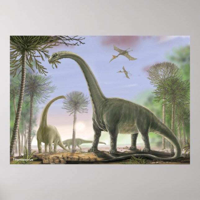 Titanosaur Argentinosaurus Poster (Front)