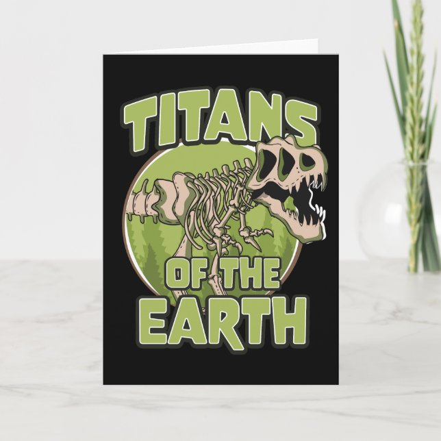Titans of the Earth logo Invitation (Front)