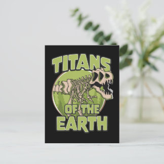 Titans of the Earth logo Invitation Postcard