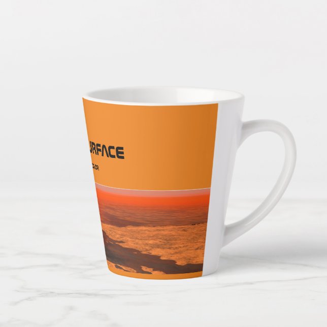 Titan's Surface Latte Mug (Right)
