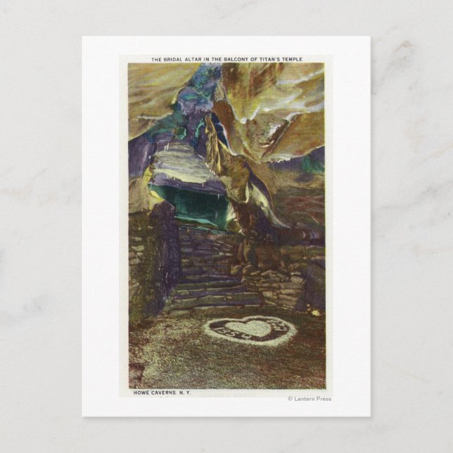 Titan's Temple Balcony View of the Bridal Postcard (Front)
