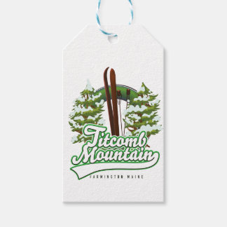 Titcomb Mountain Farmington Maine Ski Gift Tags
