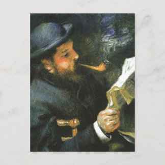 Titel: Portr?t Claude Monet K?nstler: Pierre-Augus Postcard